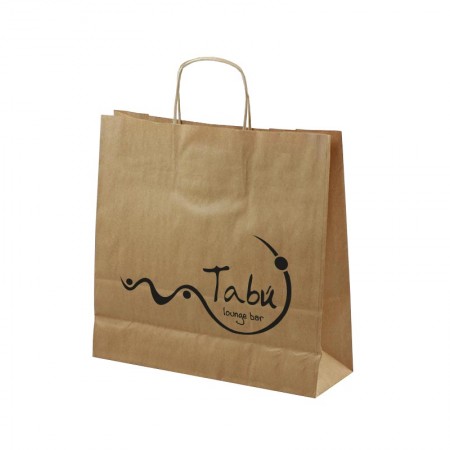 Papperskasse Basic Natur XL