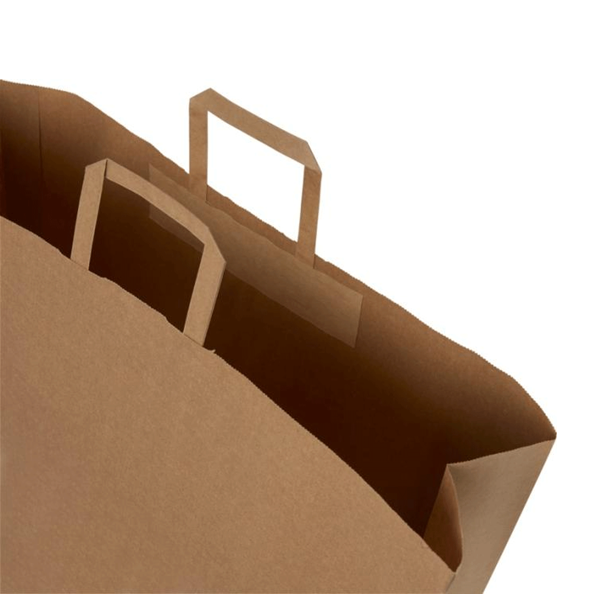 Papperspåse Flat Handle XL