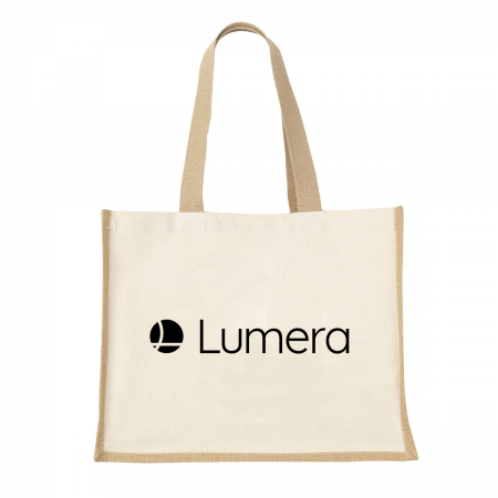 Shoppingkasse Jute Canvas