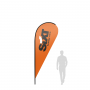 Beachflagga Drop Medium 320cm