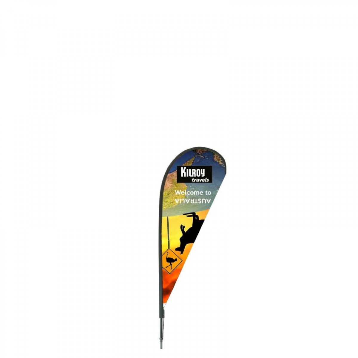Beachflagga Drop Small 230cm