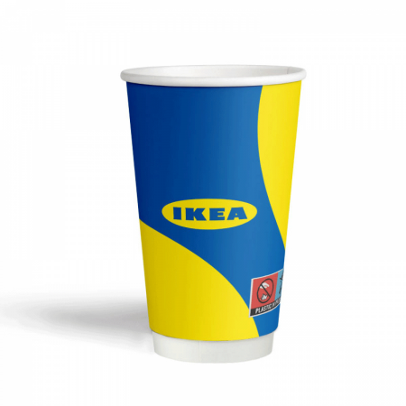 Pappersmugg Dubbelvägg M