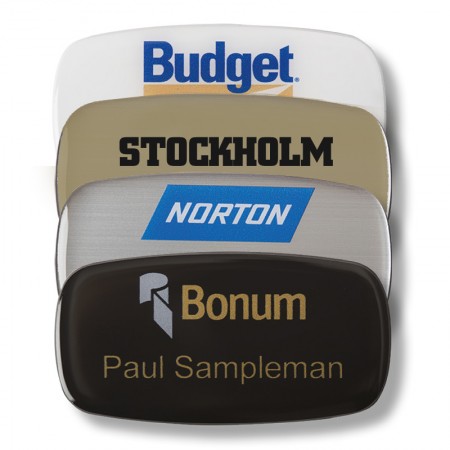 Namnbricka - Epoxy Rundad