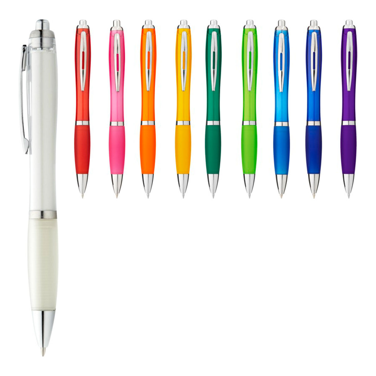 Reklampenna Curved Solid - Blue