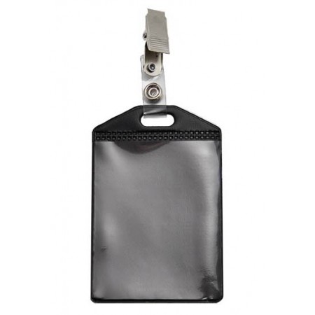 Plastficka med Metallclip