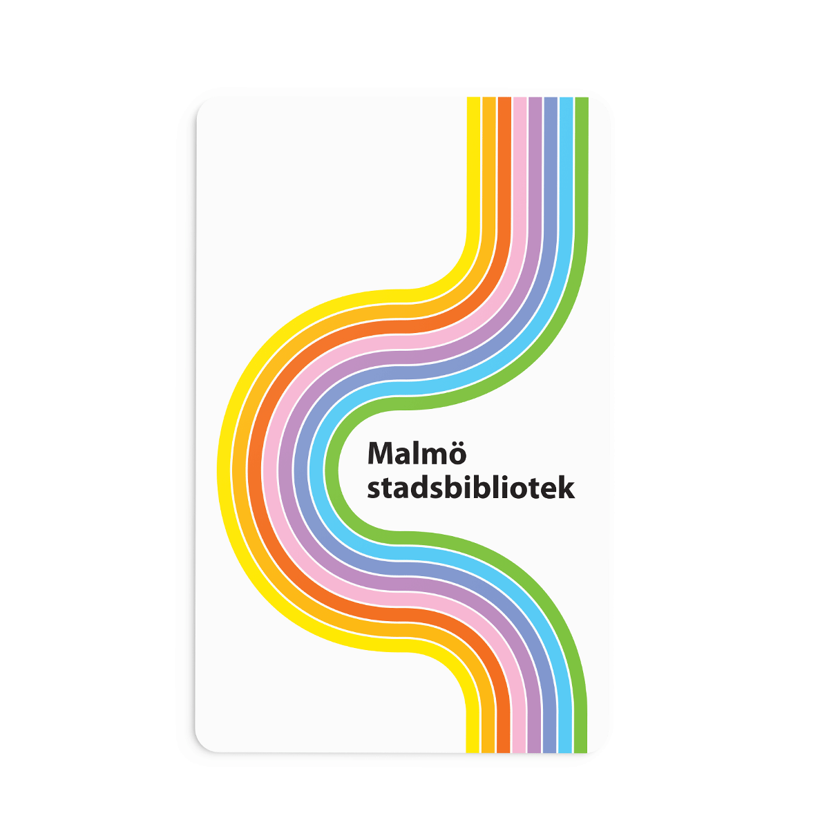 Plastkort Stående - med tryck